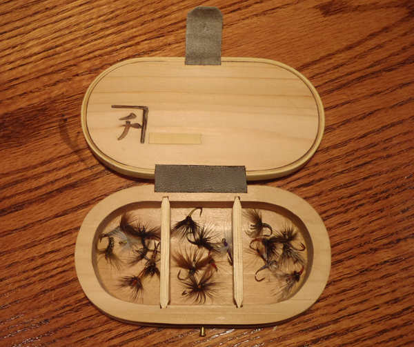Making a Tenkara Fly Fishing Box or Small Jewelry Box with hand tools 