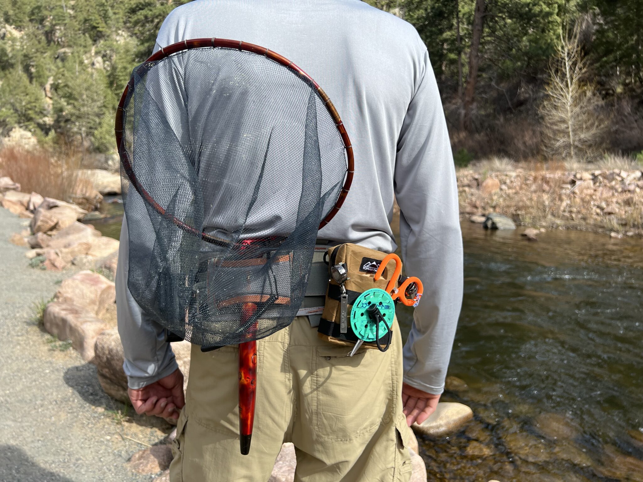  Fishing Rod Holder Belt - Adjustable Waist Wading